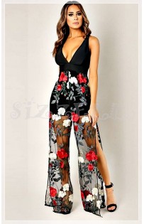 THE "AMBER" LUXURY EMBROIDERED   JUMPSUIT... 